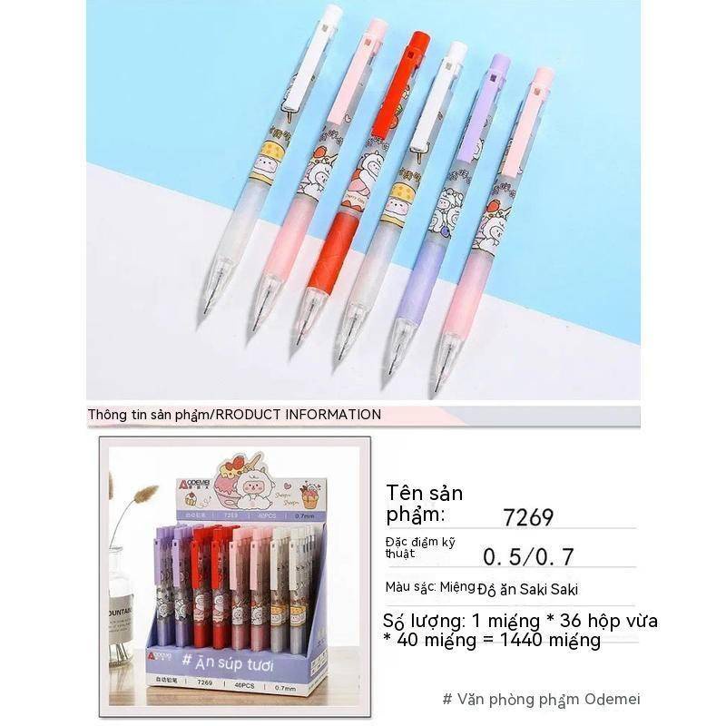 Bút Chì Bấm 0.5 / 0.7mm In Họa Tiết Hoạt Hình Anime