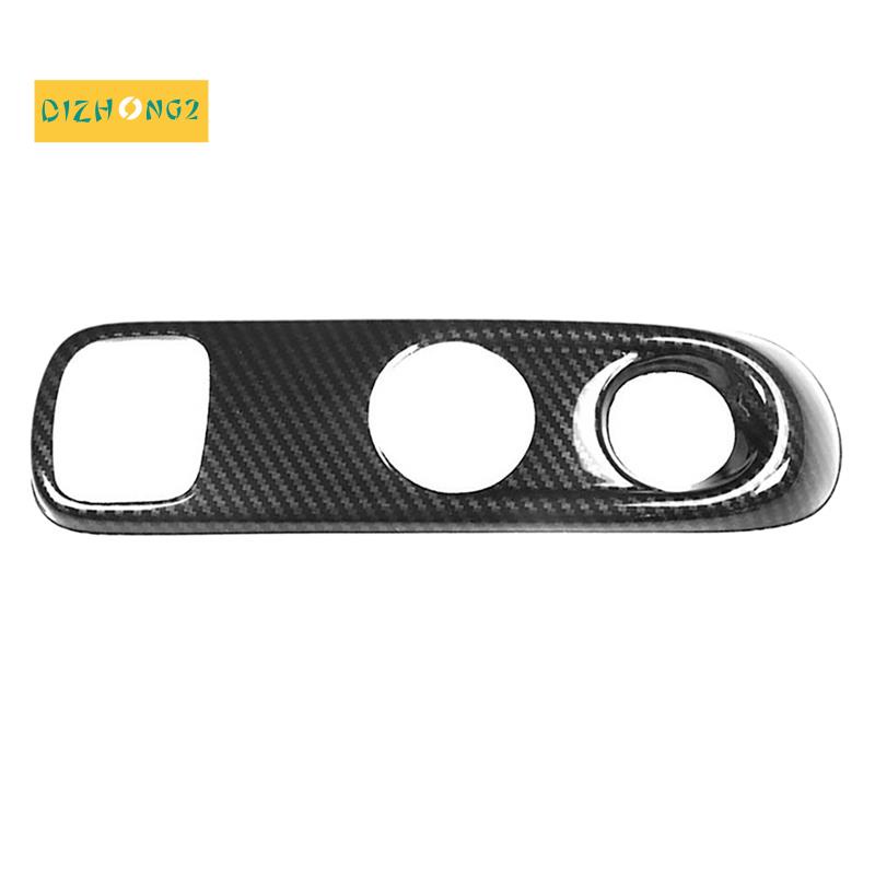 Khung Gắn Bảng Điều Khiển Cần Gạt Số Họa Tiết Sợi Carbon Trang Trí Nội Thất Xe Hơi Mercedes-Benz Smart 451 Fort