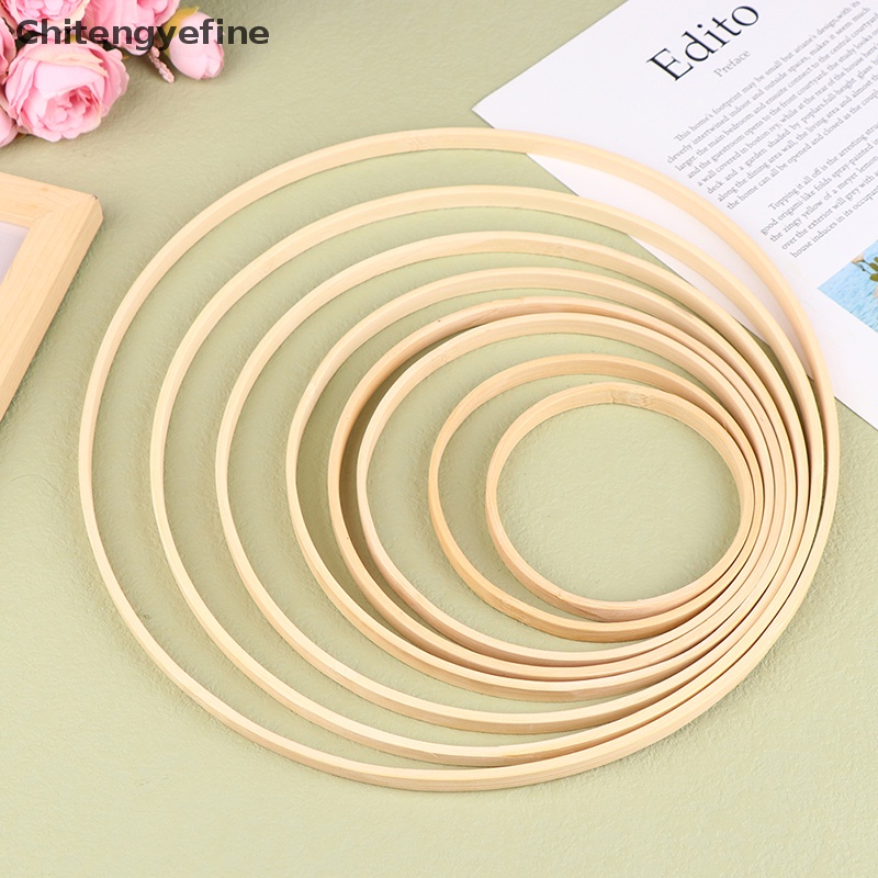 1 Khung Tre Tròn Thêu Hoa DIY