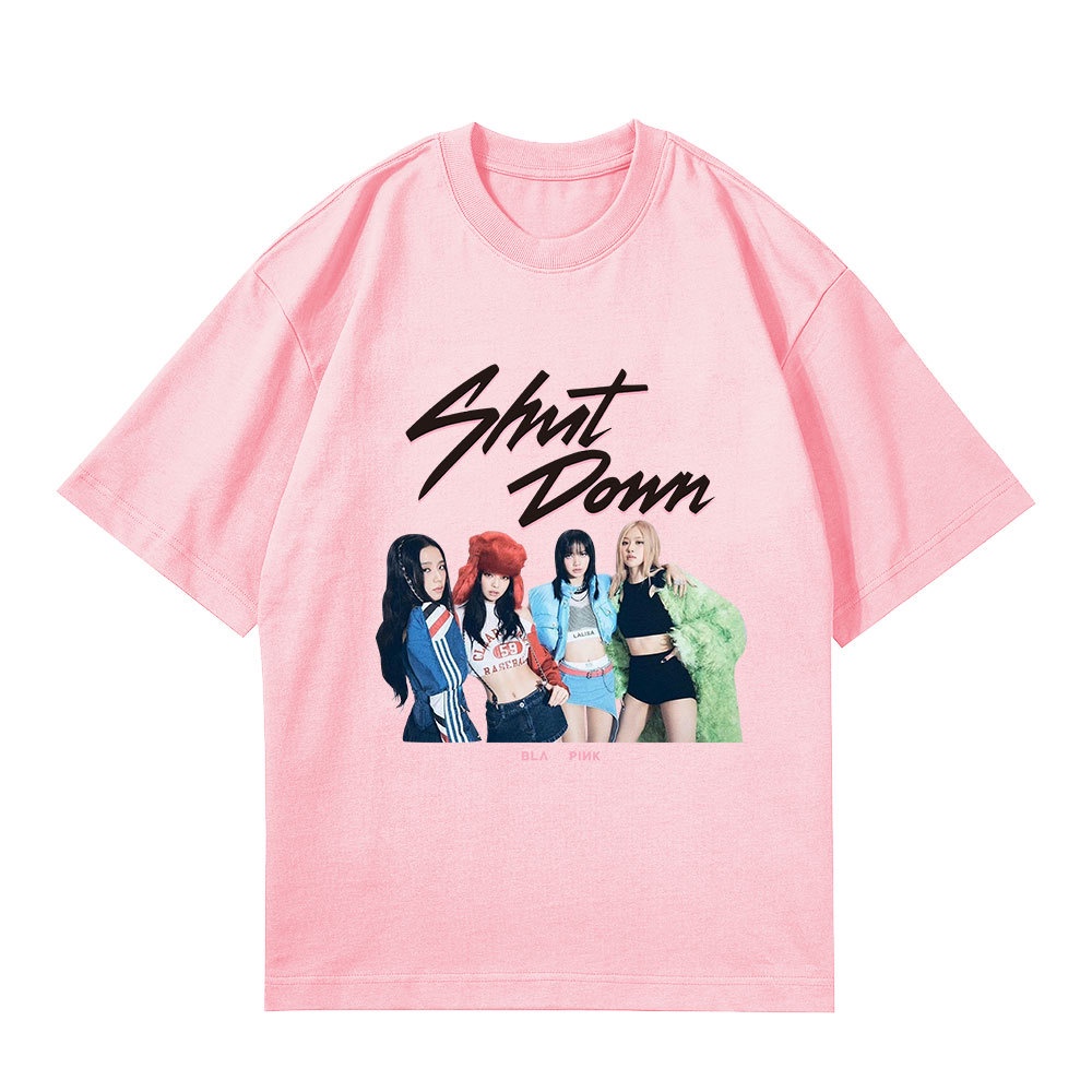 Áo thun shut down blackpink