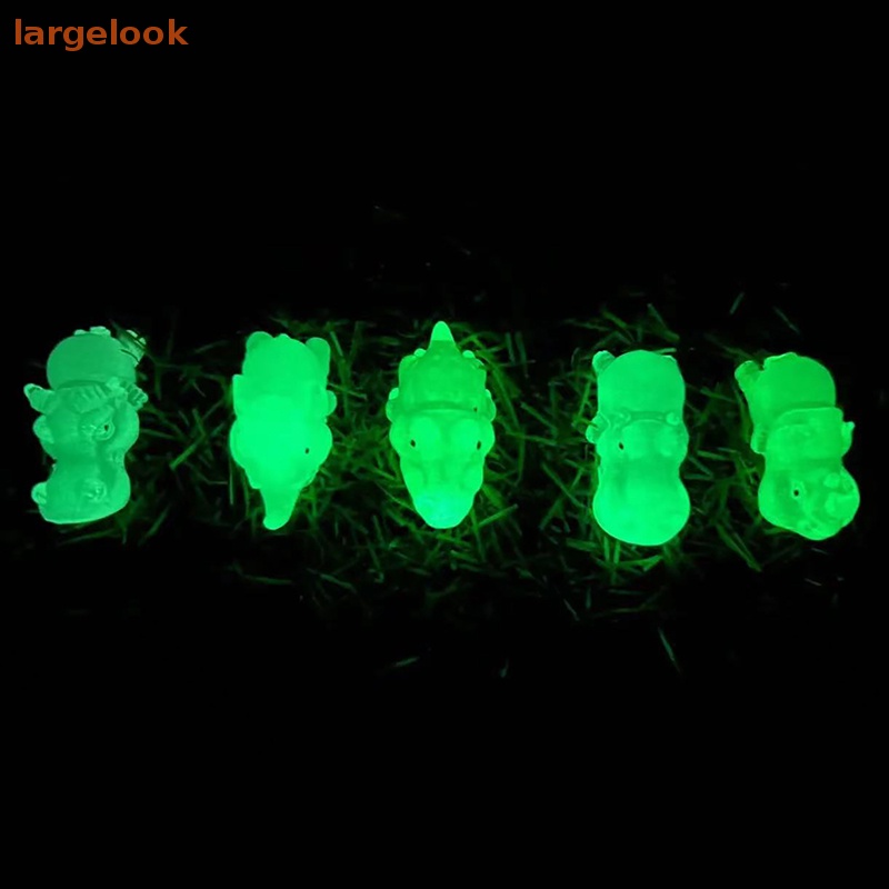 1 Tượng Động Vật Hoạt Hình Mini Phát Sáng Trang Trí Xe Hơi