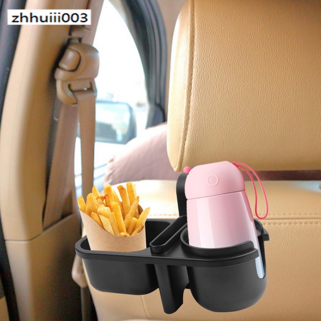 Giá Đỡ Điện Thoại / Cốc / Chai Nước / Đồ Ăn Vặt 3 Trong 1 Gắn Ghế Sau Xe Hơi