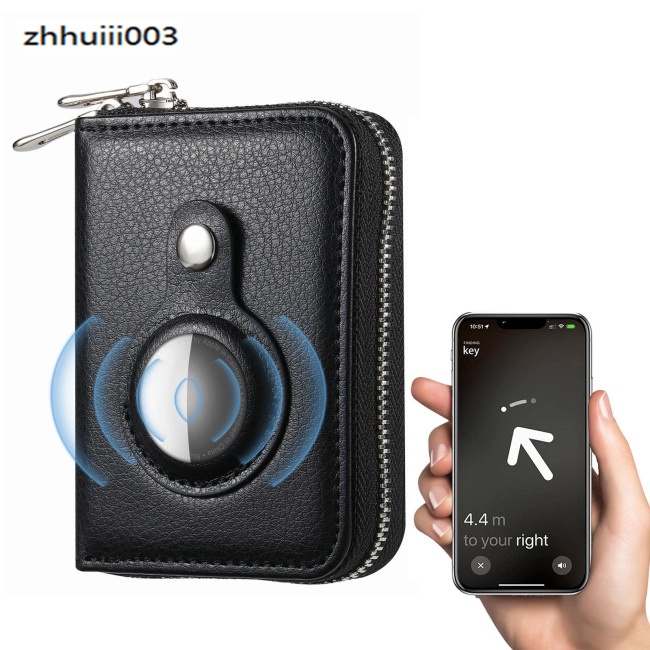 Ví Đựng Thẻ Chống Thất Lạc Đa Năng Sức Chứa Lớn Kèm 2 Kẹp Tiền Và 6 Thẻ Tiện Dụng