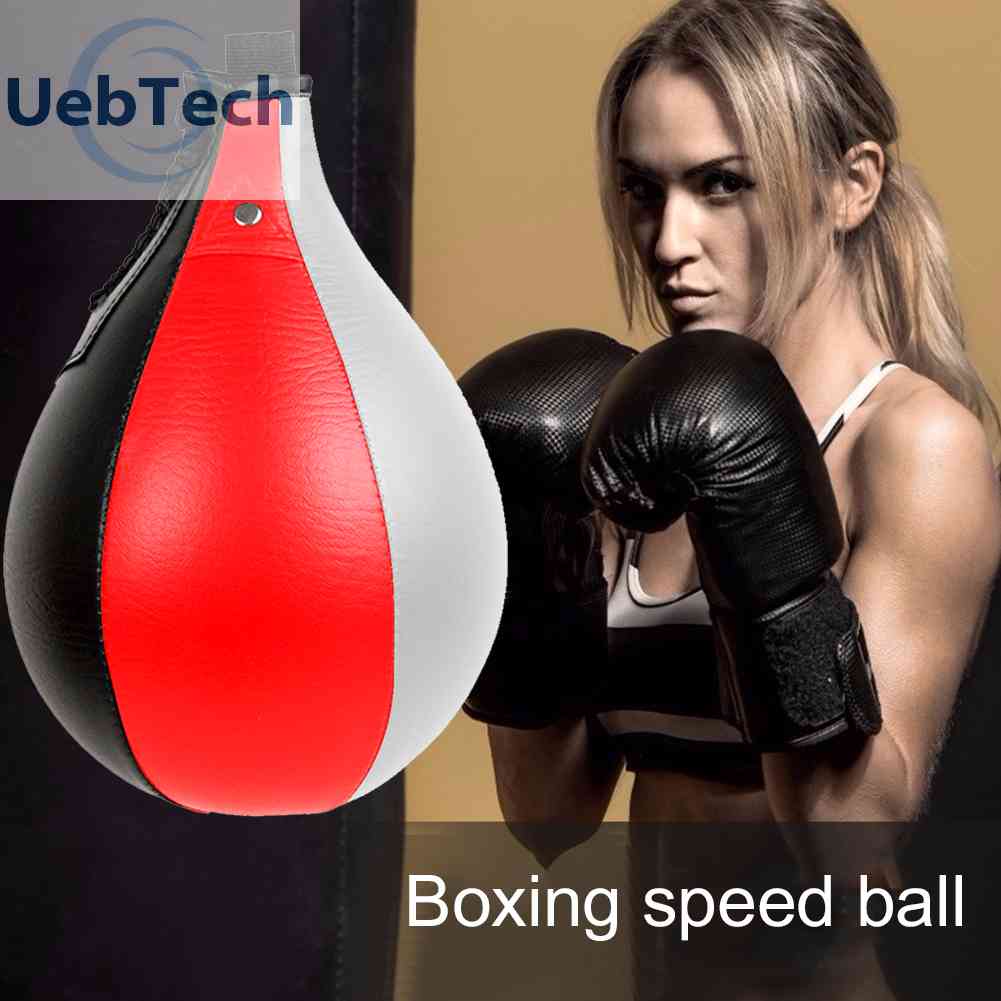 Pu Bóng Tập Đấm Bốc Bơm Hơi Kèm Túi Đựng Hình Quả Lê