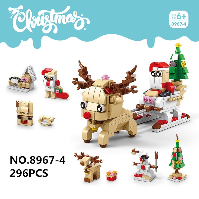 Gorock DIY Khối Xây Dựng Giáng Sinh Đáng Yêu DIY Wonderland Với Kawaii Cho Trẻ Em!