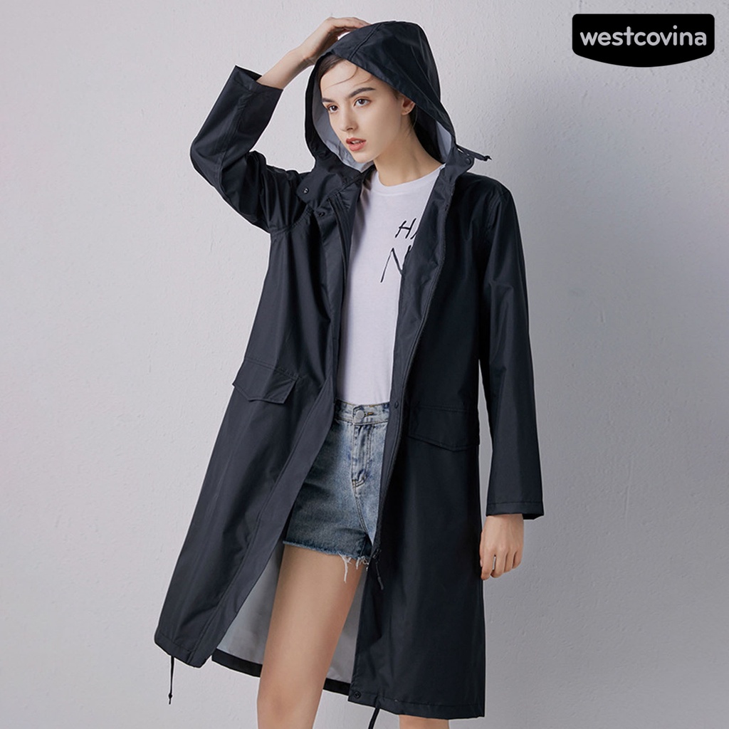 [COD]☁Áo Mưa Màu Sắc Trơn Chất Liệu Polyester 210D Chống Thấm Nước Tiện Dụng Cho Nam Và Nữ