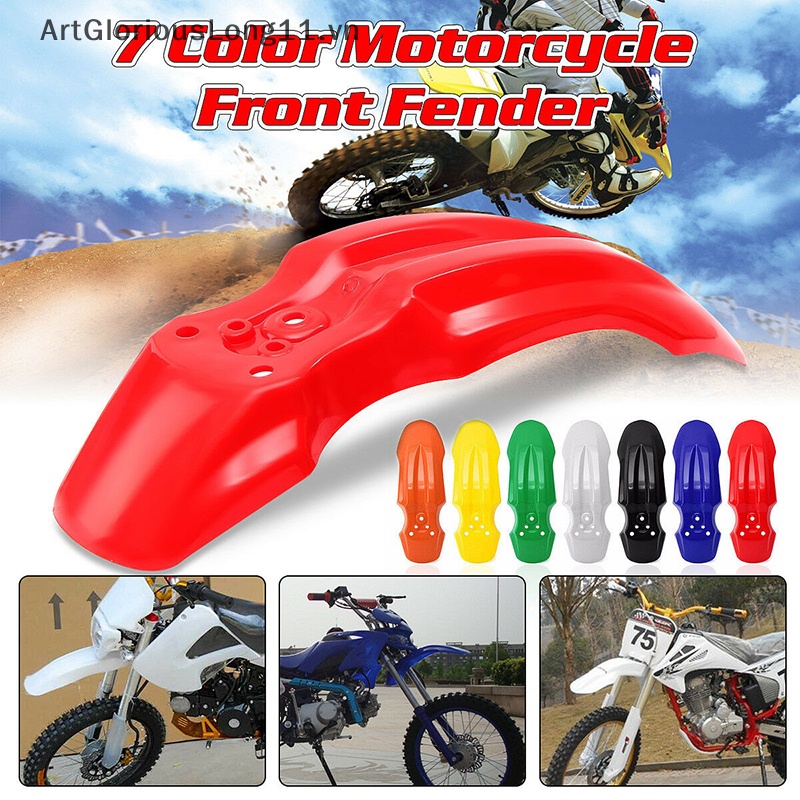 FENDER Tấm Chắn Bùn Gắn Bánh Xe Trước Bằng Nhựa 7 Màu Cho CRF50 XR50 Dirt Pit Bike