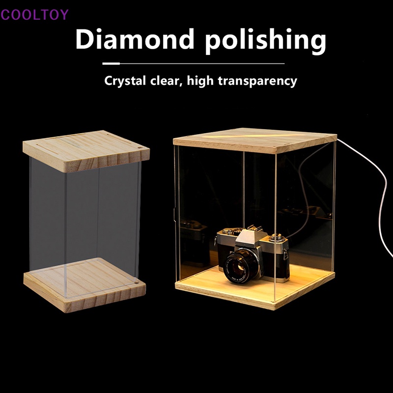 Cooltoy Hộp Trưng Bày Mô Hình Búp Bê Nhỏ Trong Suốt Chống Bụi Sắp Xếp Gọn Gàng DIY