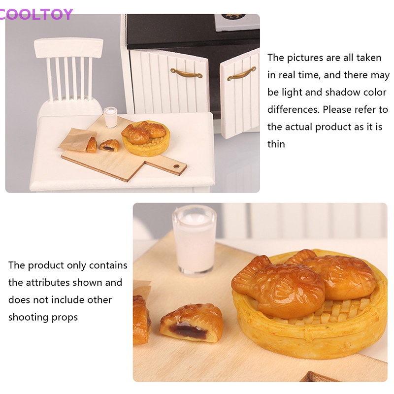 1 Set Mô Hình Thức Ăn Nhanh Trang Trí Nhà Búp Bê Tỷ Lệ 1: 12