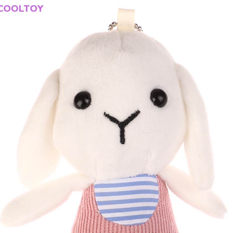 1 Móc Khóa Thỏ Nhồi Bông 14cm Dễ Thương