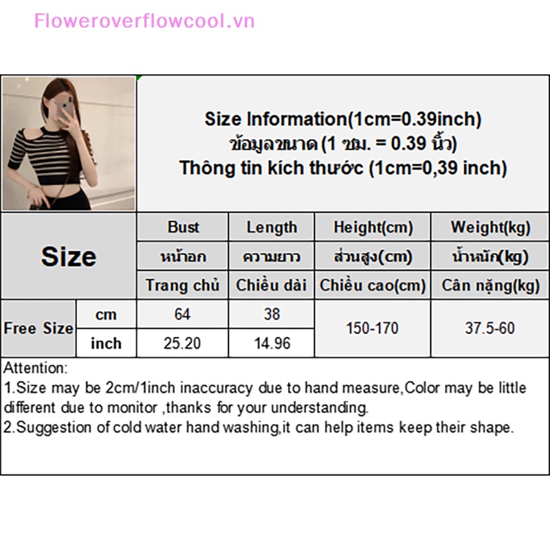 Áo Croptop Dệt Kim Tay Ngắn Cổ Tròn Họa Tiết Kẻ Sọc Thời Trang Mùa Hè Cho Nữ