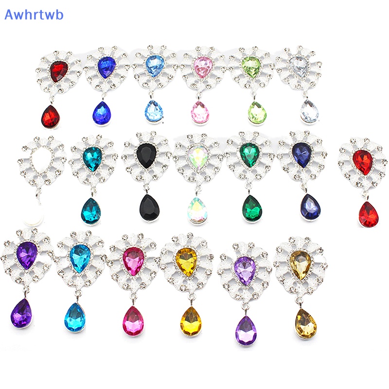 Trâm Cài Áo Hình Giọt Nước Đính Đá Hình Giọt Nước Thời Trang Mới