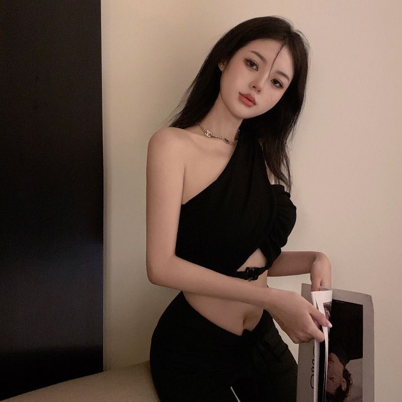 COZOK Áo Sát Nách Màu Trơn Thời Trang Gợi Cảm