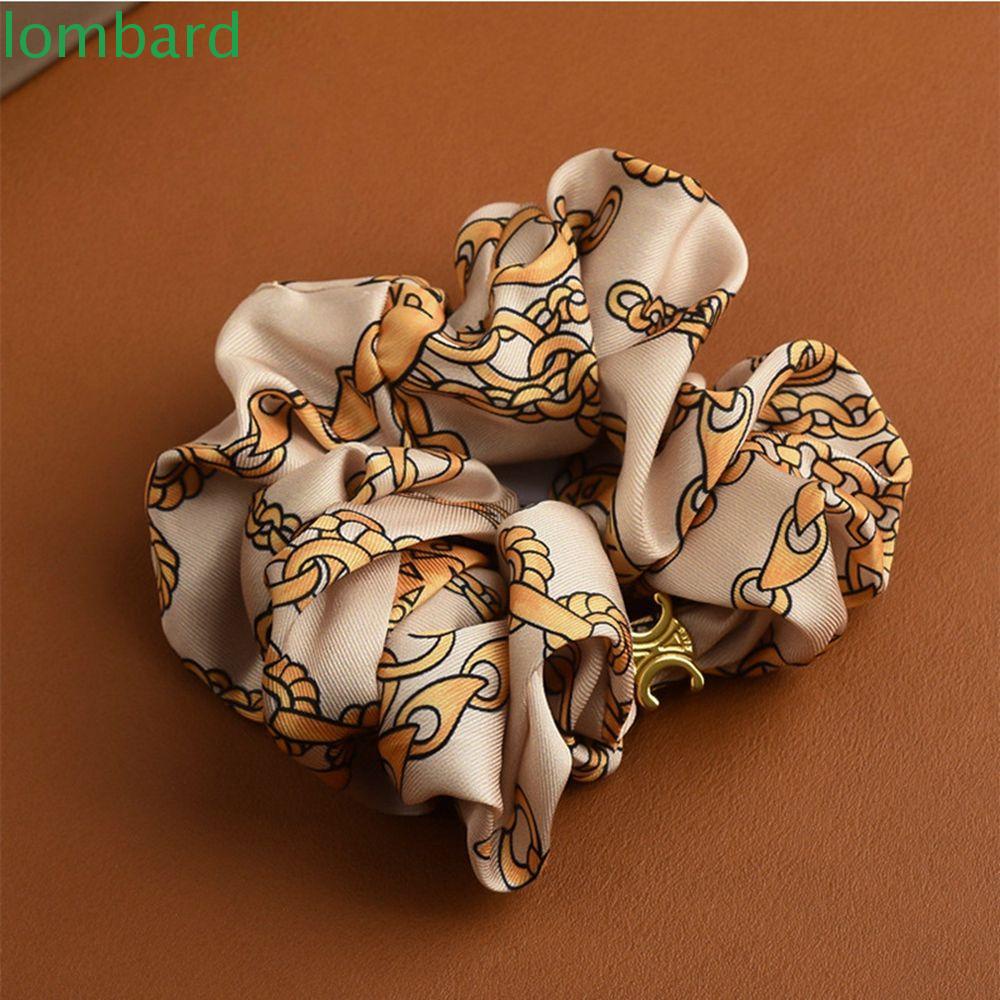 Dây Cột Tóc In Chữ Arc de Triomphe Phong Cách Hàn Quốc Ngọt Ngào Cho Nữ