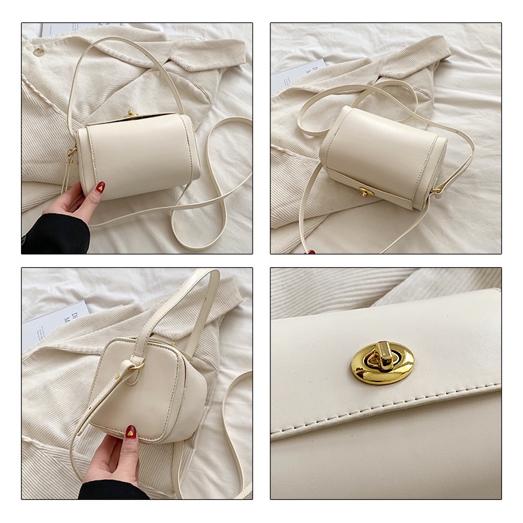 Túi Hộp Vuông Nhỏ Đeo Chéo Vai Phong Cách retro Hàn Quốc