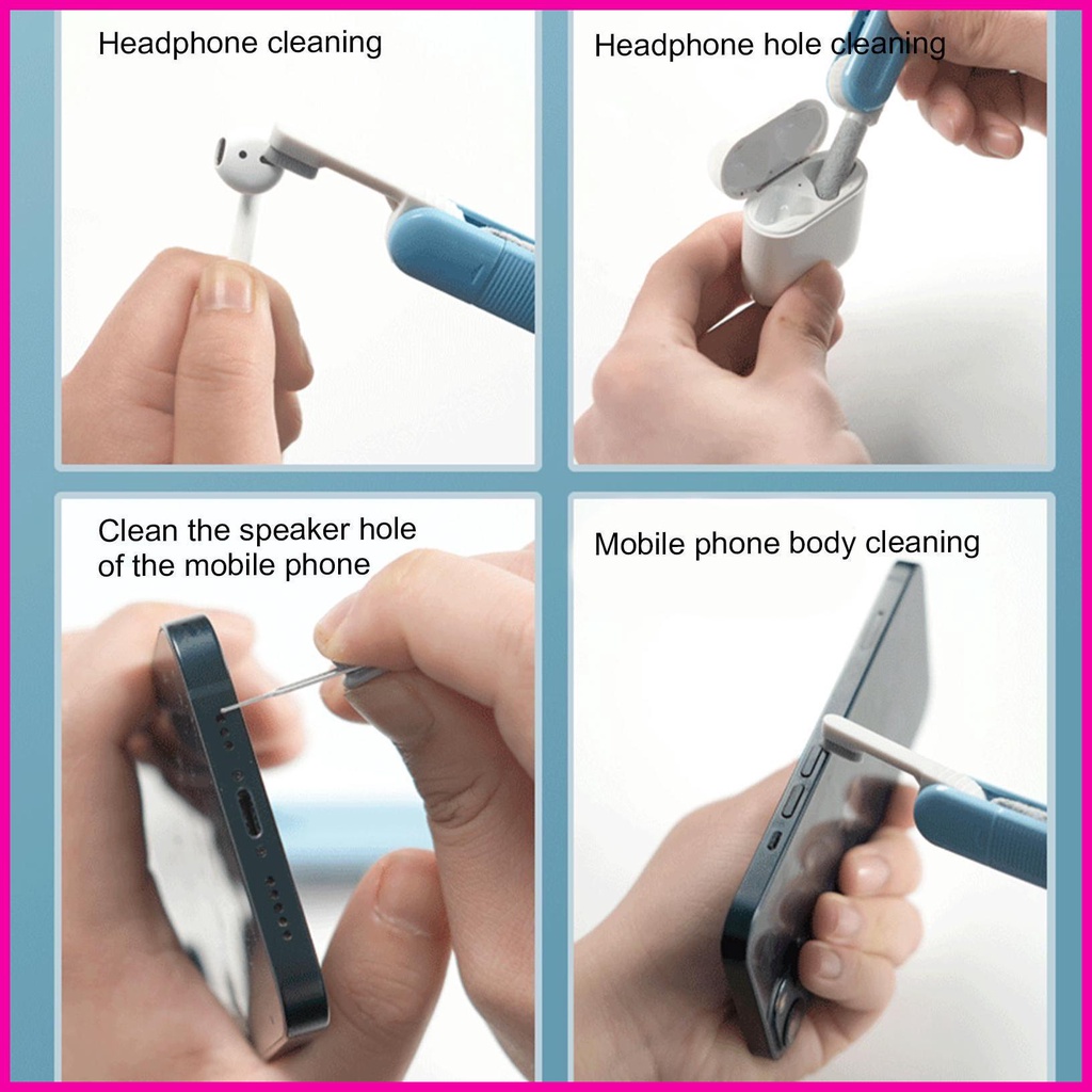 Bộ Dụng Cụ Vệ Sinh Tai Nghe Không Dây Kèm Vải Lông Cho Llrnvn Llrnvn