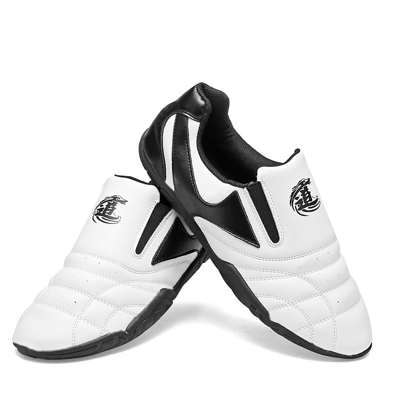 Giày Tập Võ Taekwondo Đế Phẳng Chống Trượt Thoáng Khí Cho Người Mới Bắt Đầu