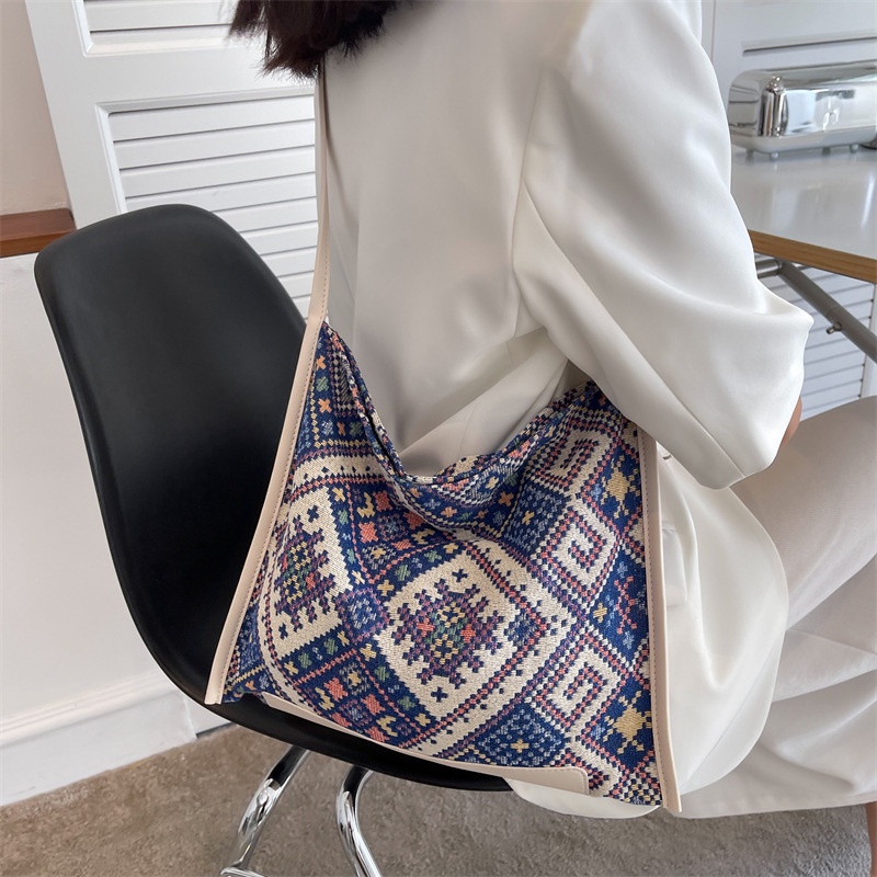 MISCHA Túi Tote Đeo Vai Chất Liệu Canvas Thiết Kế Đơn Giản Thời Trang Cho Nữ