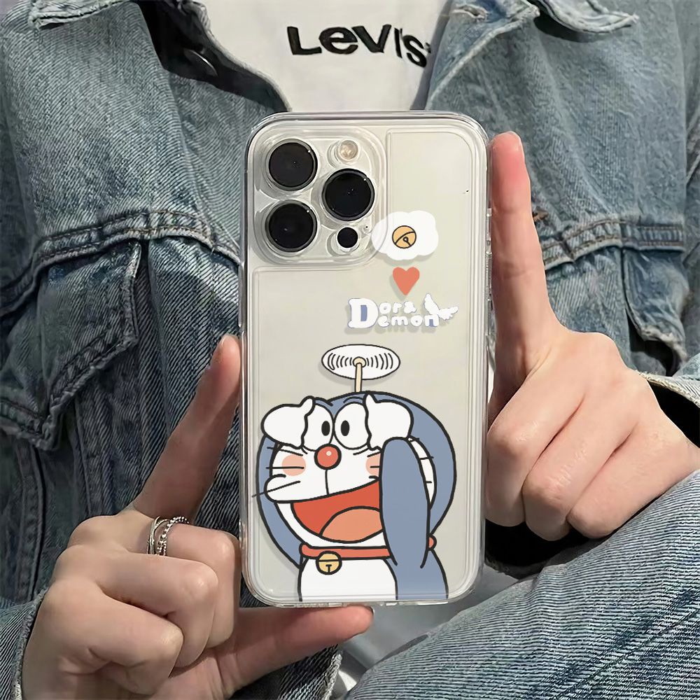 ✅Ốp Điện Thoại Mềm Chống Gió In Hình Mèo Tinkerbell Cho Iphone 12 78Max6In13 11 J7VT 14Pro Plus