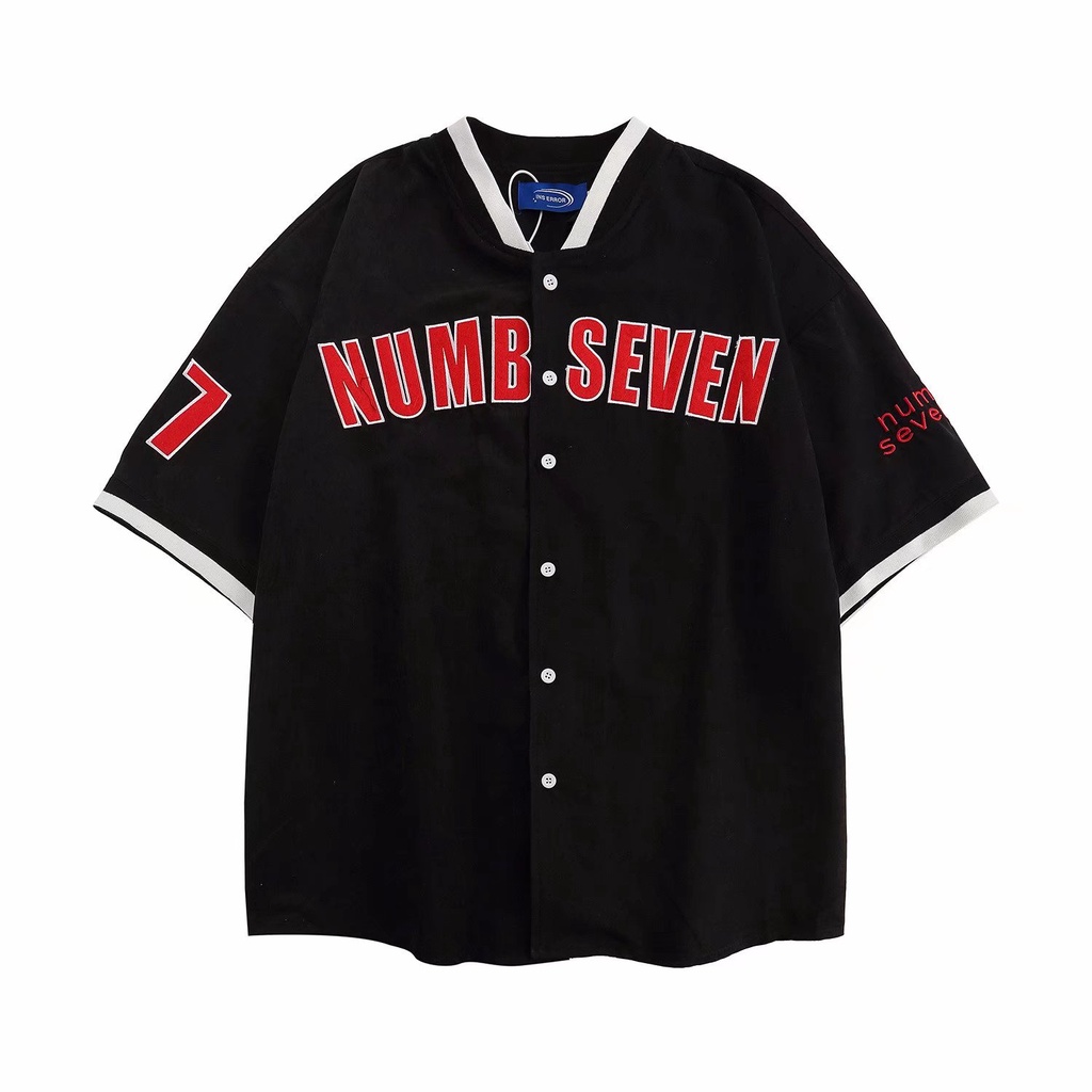 Áo Khoác Bóng Chày Ngắn Tay In Họa Tiết Thời Trang Hàn Quốc