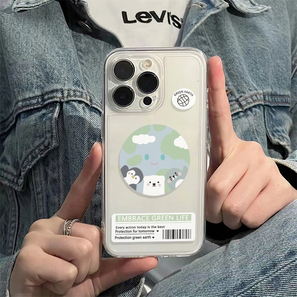 ✅Ốp Điện Thoại Mềm Chống Sốc Bảo Vệ Môi Trường 1314pro 11iPhone12 Apple 78plus 6In 1ICQ