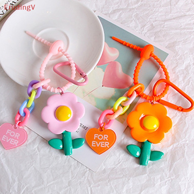 Móc Chìa Khóa / Móc Khóa / Túi Xách Hình Hoa Ngọt Ngào Dễ Thương Cho Nữ