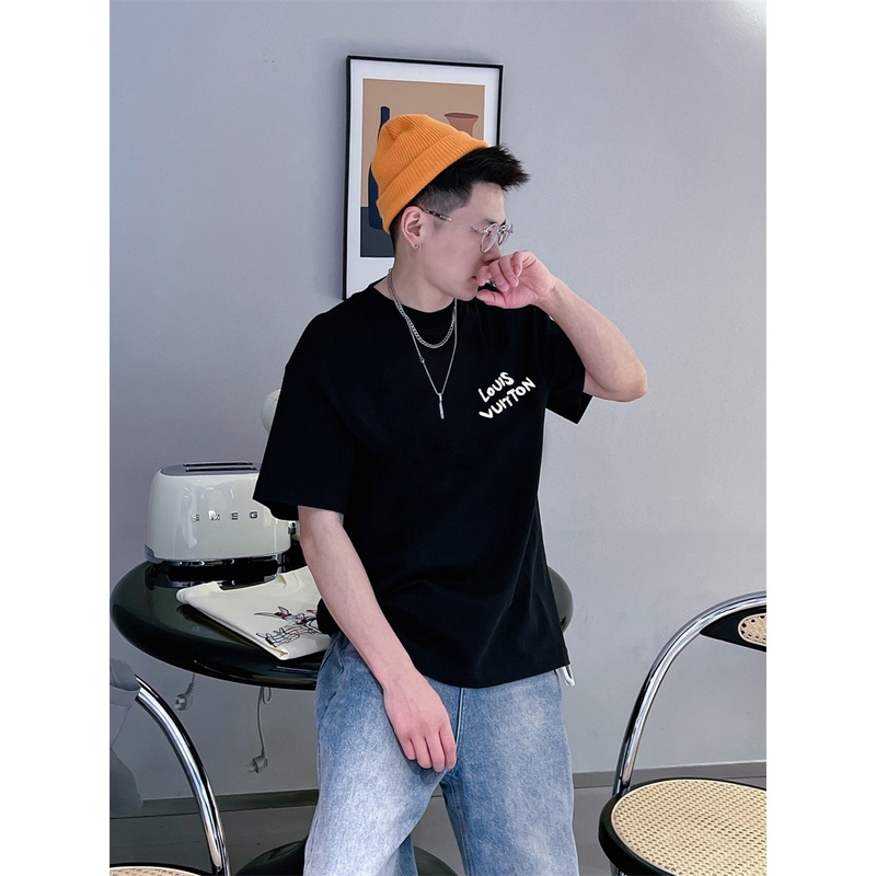 Áo Thun Unisex Cổ Tròn Tay Ngắn In Họa Tiết Đường Phố Thời Trang Xuân Hè Mới Nhất L88V 88-Gsfgsf