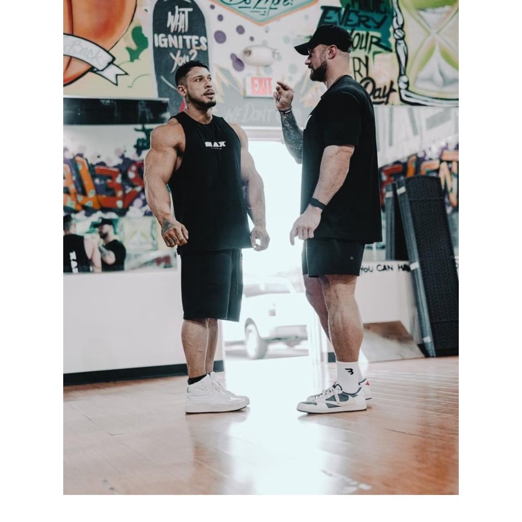 Áo nam Cổ Tròn Ngắn Tay Dáng Rộng Vải Cotton Plus Size M-8XL