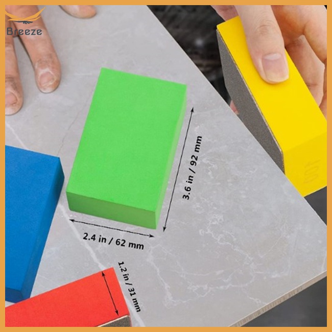 Bộ 4 Đĩa Mài Đánh Bóng Kính / Gạch Men / Đá Hoa Cương Cầm Tay Tiện Lợi