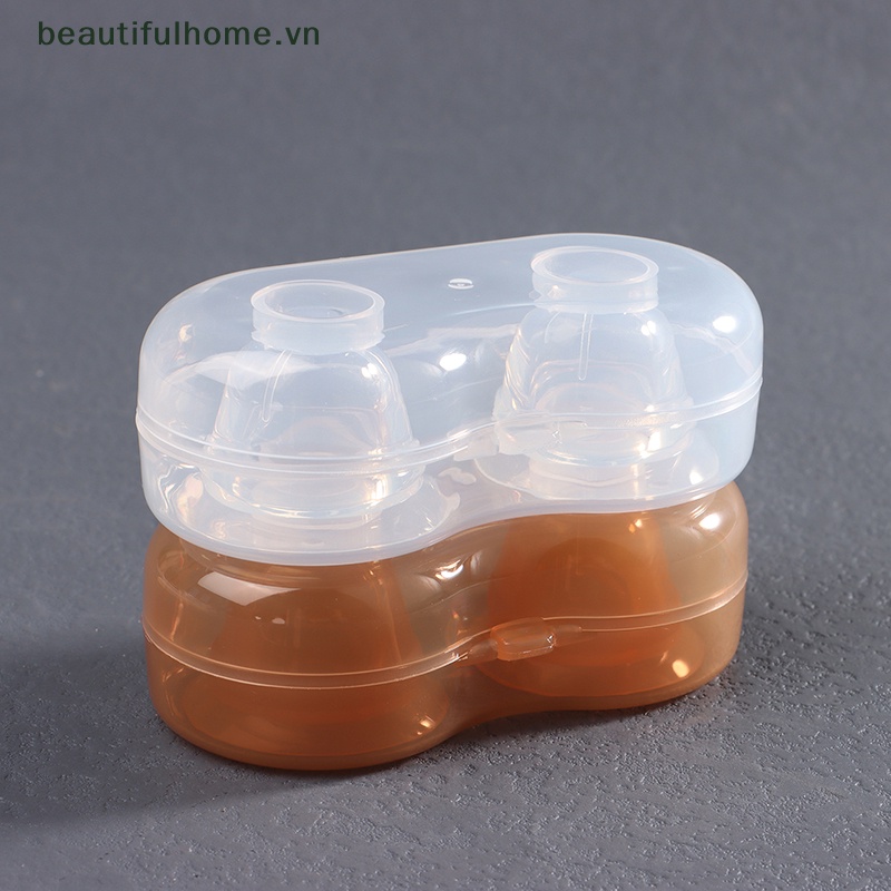 1 Cặp Kẹp Chỉnh Sửa Núm Vú Giả Bằng Silicone Tiện Dụng
