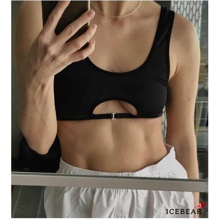 Áo Hai Dây Cổ Chữ U Dáng Ôm Màu Trơn Thời Trang Mùa Hè Dành Cho Nữ