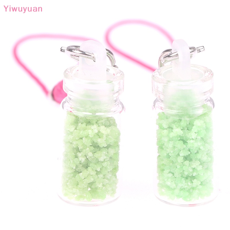 1 / 5 Bình Sữa Dạ Quang Mini Bằng Nhựa Resin Trang Trí Xe Hơi / Điện Thoại DIY Mới