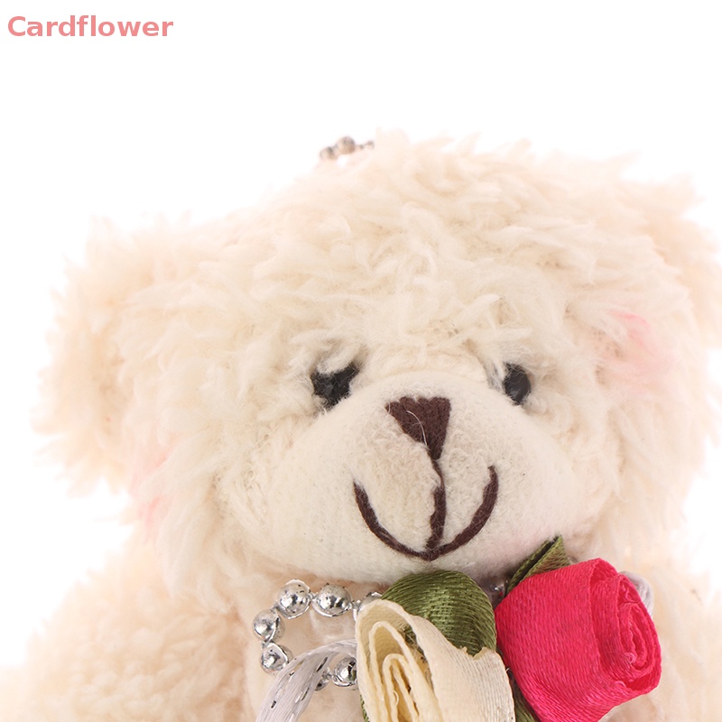 < Cardflower > Móc Khóa Gấu Bông Đáng Yêu Mềm Mại Thay Thế Được Sáng Tạo Và Dễ Thương Cho Bé Gái Và Trẻ Em Mới
