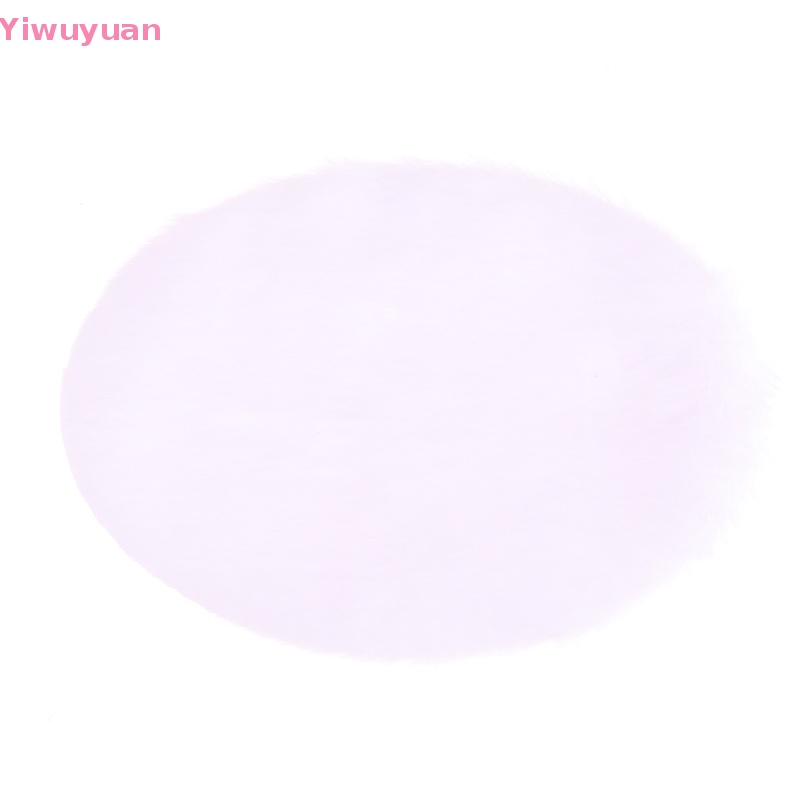 1 Thảm Lông Lót Sàn Hình Oval Trang Trí Nhà Búp Bê Mới