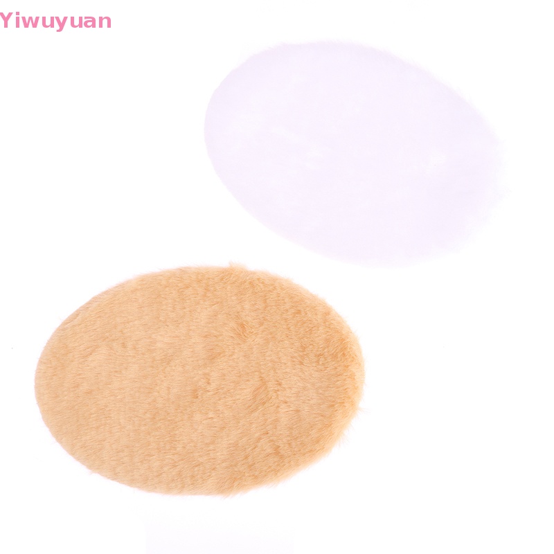 1 Thảm Lông Lót Sàn Hình Oval Trang Trí Nhà Búp Bê Mới