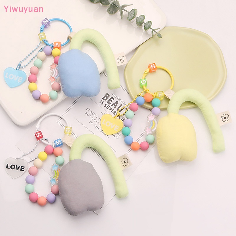 < Yiwuyuan > Móc Khóa Chuỗi Hạt Màu Kẹo Hình Hoa Tulip Trang Trí Túi Xách Hàng Mới