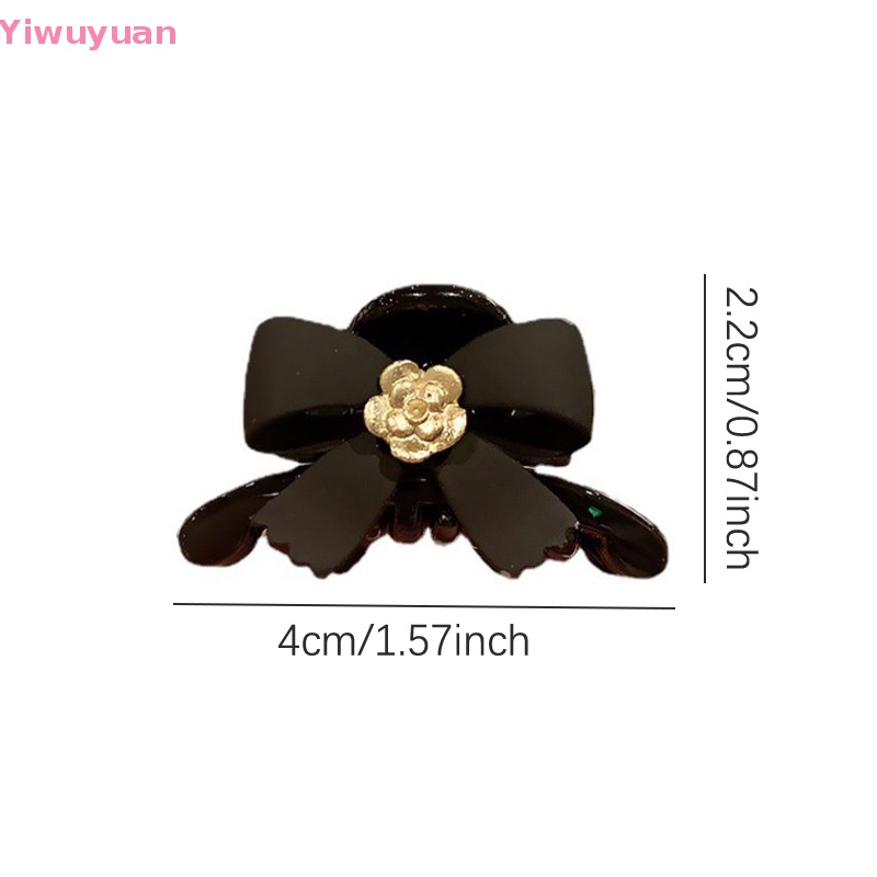 Kẹp Tóc Hình Nơ Màu Đen Thời Trang 2023 Cho Nữ