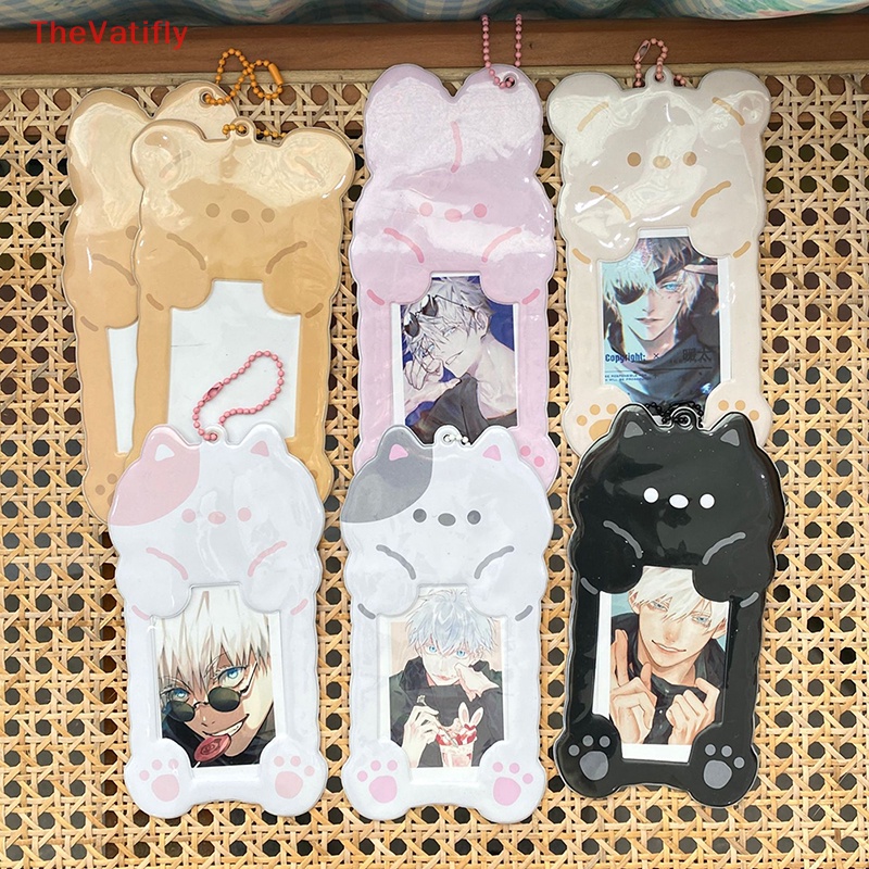 [Thevalifly] Bao Đựng Ảnh Thẻ Hình Gấu Thỏ Mèo Kpop Hoạt Hình HOT