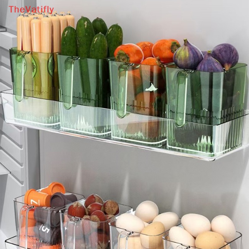 Hộp Đựng Thực Phẩm Trong Suốt Chống Mài Mòn Có Tay Cầm Tiện Dụng Tấm Lót Tủ Lạnh Tiện Dụng Chất Lượng Cao