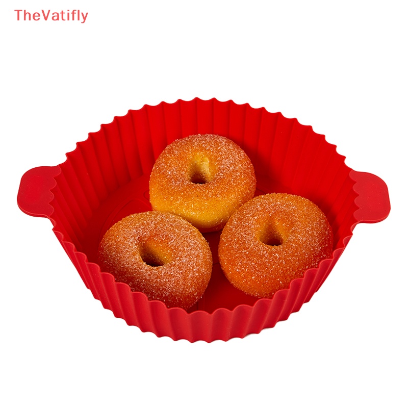 Rổ Silicone Tròn Lót Nồi Chiên Không Dầu Có Thể Tái Sử Dụng