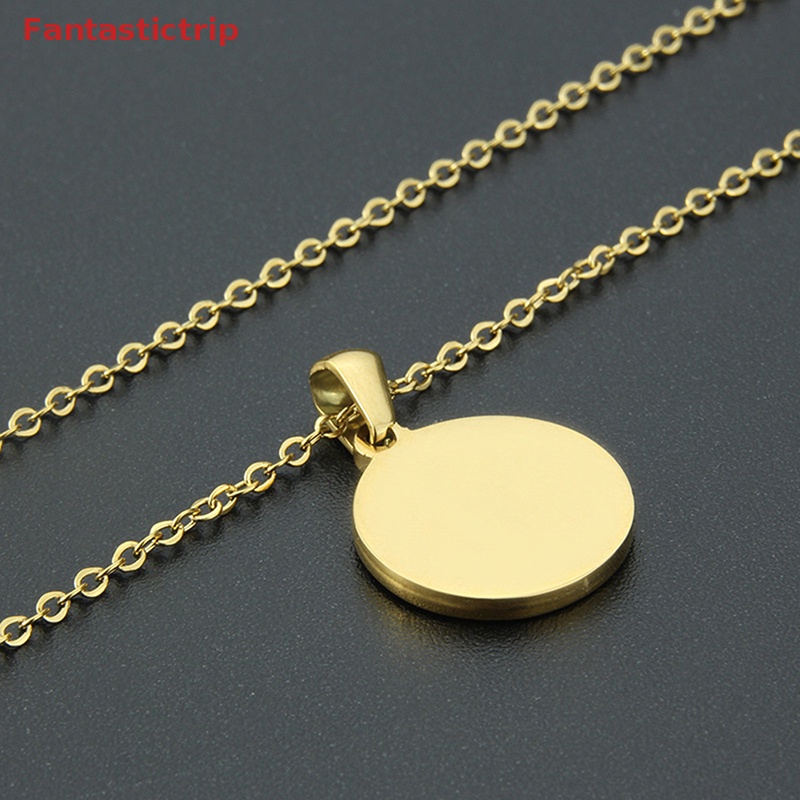 Vòng cổ Mặt 26 Chữ Cái Bằng Thép Không Gỉ Thời Trang Dành Cho Nữ