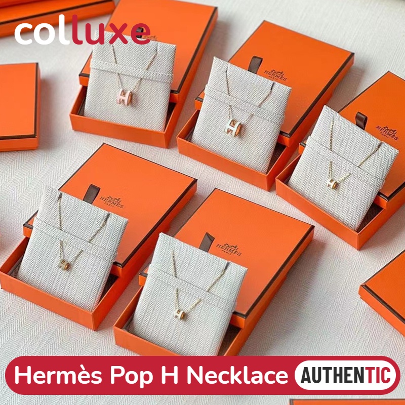 Vòng cổ Hermès POP H & Mini POP H Vàng/Vàng hồng/Bạc