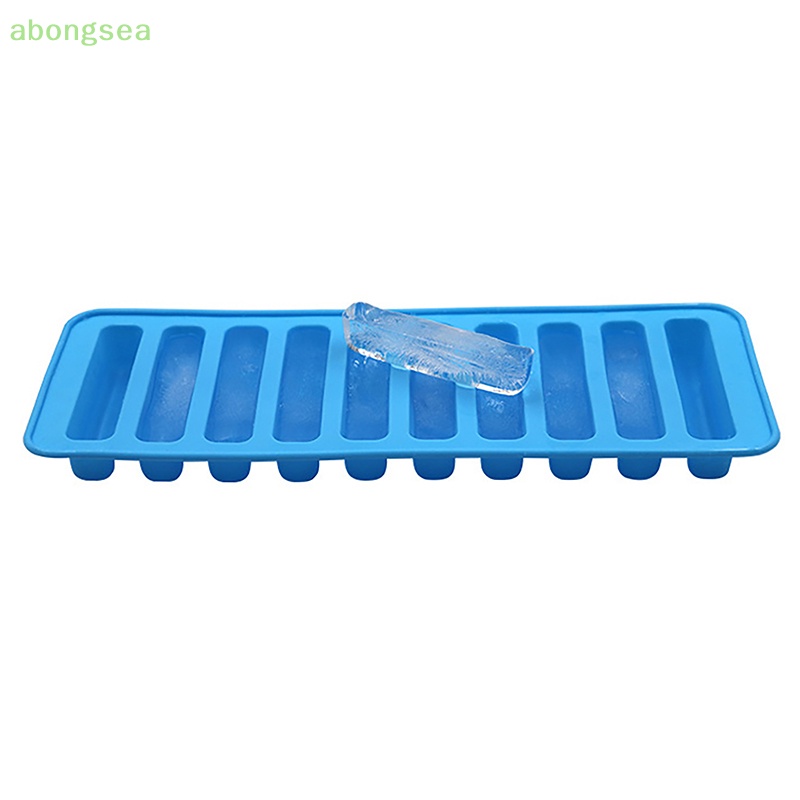 Khuôn Làm Đá 10 Ngăn Bằng Silicon Phù Hợp Cho Mùa Hè