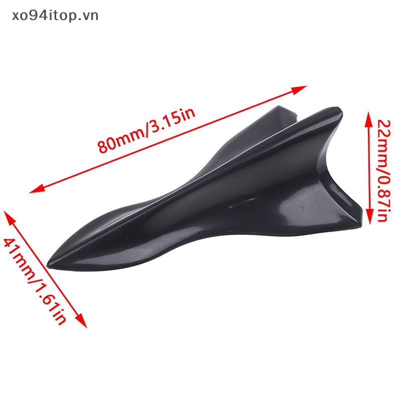 1 Vây Cá Mập Khuếch Tán Màu Đen Gắn Nóc Xe Hơi