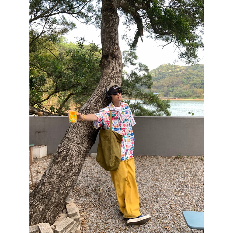 Áo Thun Cotton Mỏng Dáng Rộng Ngắn Tay In Hình Đường Phố Mỹ Thời Trang Mùa Hè 2023