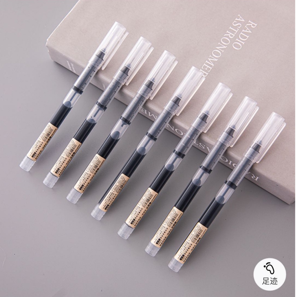 Bút gel mực nước bút nước đen xanh đỏ mực khô nhanh ngòi 0,5mm bút gel đen mực trơn mượt viết cực thích