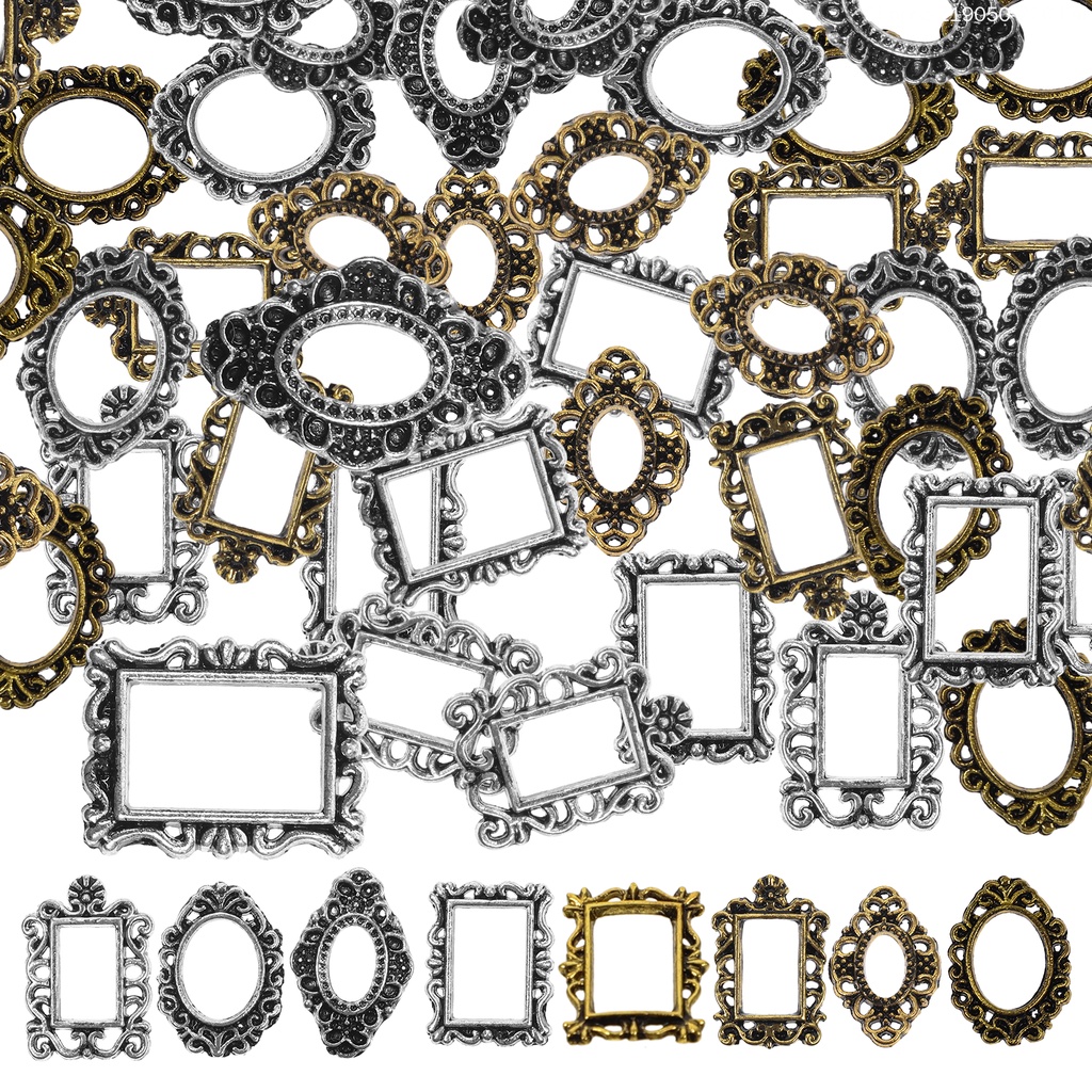 Set 40 Khung Hình Vuông Trang Trí Móng Tay