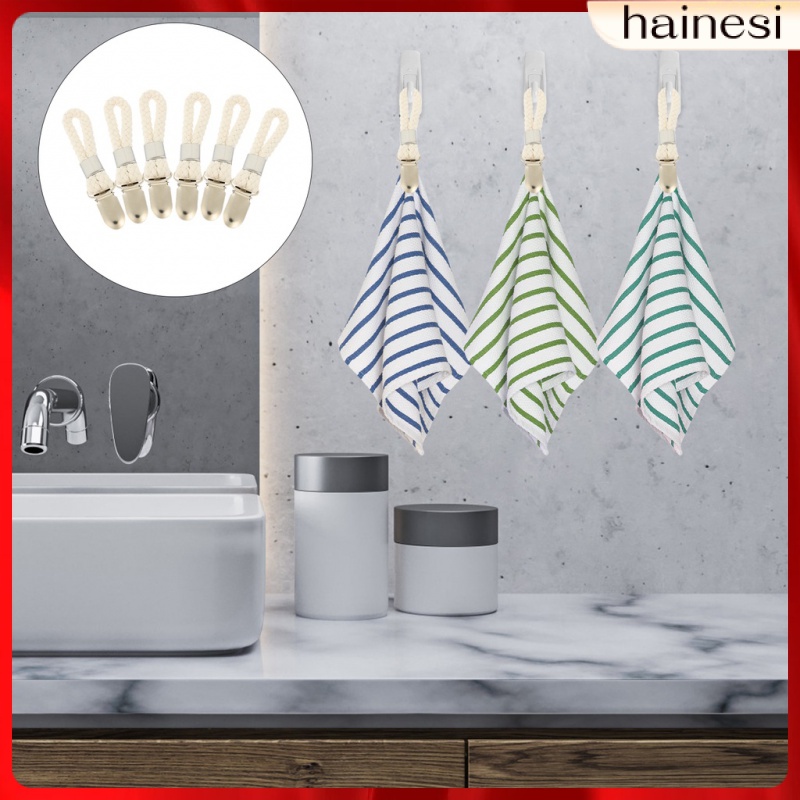 Set 6 Móc Treo Khăn Gắn Tường Tiện Lợi