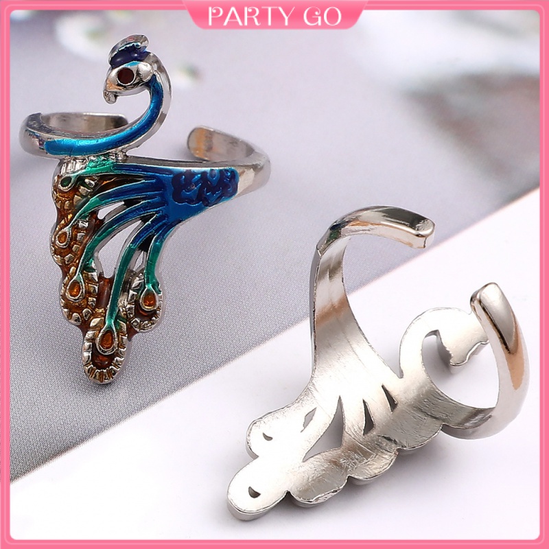 Set 4 NhẫN CặP PhốI HạT Đan Len ThờI Trang