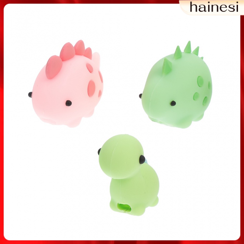 Set 3 Phụ Kiện Bảo Vệ Dây Cáp Sạc Bằng Silicon Hình Thú Dễ Thương